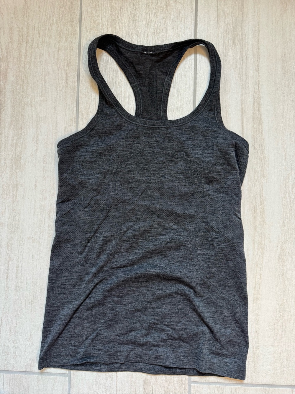 lululemon athletica charcoal racerback tank - Picture 3 of 5